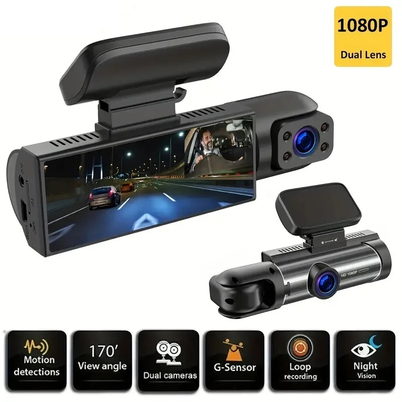 Câmera Veicular Dupla 1080P | Safe Car